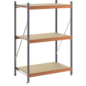 Breedvakstelling, met spaanplaat, h x b x d = 2000 x 1400 x 800 mm, basisstelling