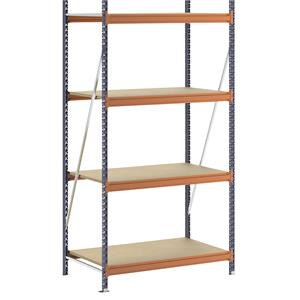Breedvakstelling, met spaanplaat, h x b x d = 2500 x 1400 x 800 mm, basisstelling