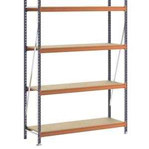Breedvakstelling, met spaanplaat, h x b x d = 2500 x 1900 x 600 mm, basisstelling