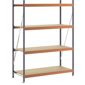 Breedvakstelling, met spaanplaat, h x b x d = 2500 x 1900 x 800 mm, basisstelling