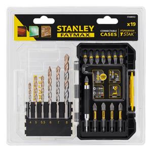 Stanley Fatmax Steenboren,-en Bitset Sta88554-xj 19-delig