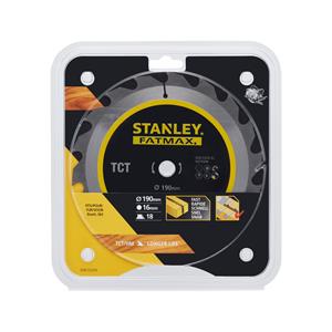 Stanley Fatmax Cirkelzaagblad Sta15370-xj Tct/hm Ø190mm Grof 18t