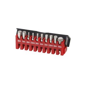 Force 1/4 Bit set Inbus 10 delig