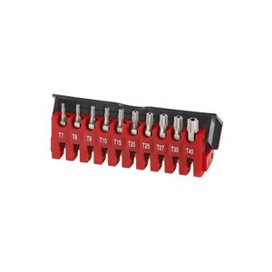 Force 1/4 Bit set torx met Gat 10 delig