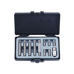 Force 11pc 10mm Spline bit set