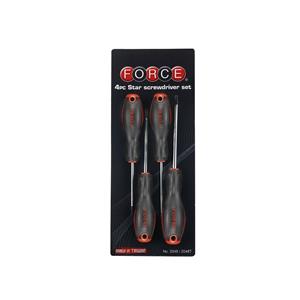 Force 4-delige Schroevendraaierset Torx