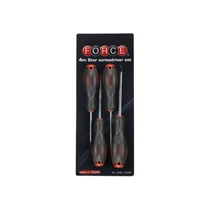 Force 4-delige Torx met gat schroevendraaierset