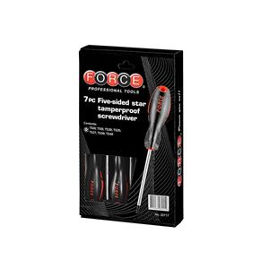 Force Schroevendraaierset 5-kant Resistorx TS 7 delig