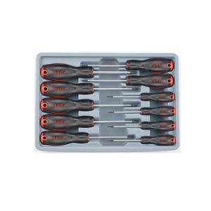 Force Schroevendraaierset torx met gat 11 delig