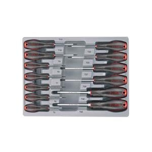Force Schroevendraaierset torx met gat 13 delig
