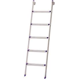 HACA Aanzetladder met treden Lila-serie, 5 treden