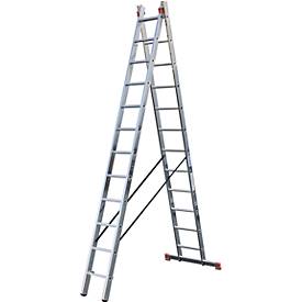 KRAUSE DUBILO multifunctionele ladder, 2 x 12 sporten
