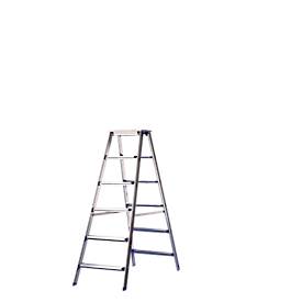 HACA Dubbele trapladder Lila-serie, 6 treden