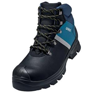 Uvex 2 construction 6513242 Hoge veiligheidsschoenen S3 Schoenmaat (EU): 42 Zwart, Blauw 1 paar