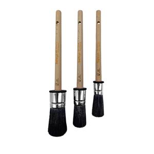 Sencys Set Ronde Kwasten Voor Lak 10-14-18mm