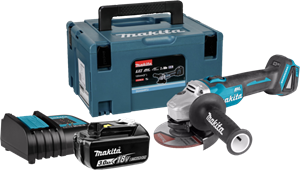 Makita DGA504ZJ +  Startset DC18SD+BL1830B