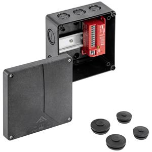 Spelsberg Abox-i 100-ÜSS/sw Verbindingsdoos (l x b x h) 79 x 140 x 140 mm Zwart IP65 1 stuk(s)