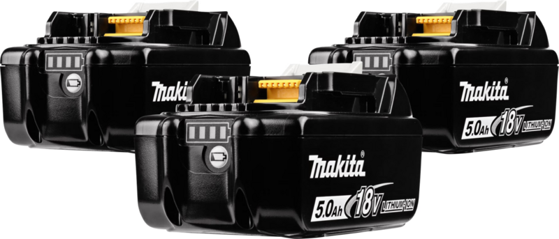 Makita BL1850B LXT 18V 5,0 Ah accu 3-pack