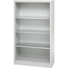 Schäfer Shop Select stellingkast MS, 4 OH, B 950 x D 400 x H 1584 mm, plaatstaal, lichtgrijs