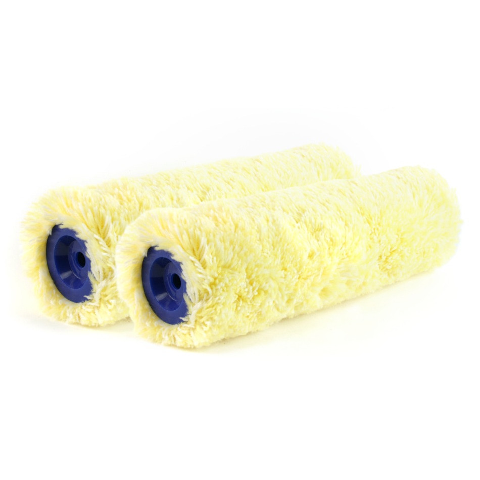 Veba Verfroller - 2x - muur vacht anti-spat - polyacryl- 8,4 x 25 cm - verfspullen -