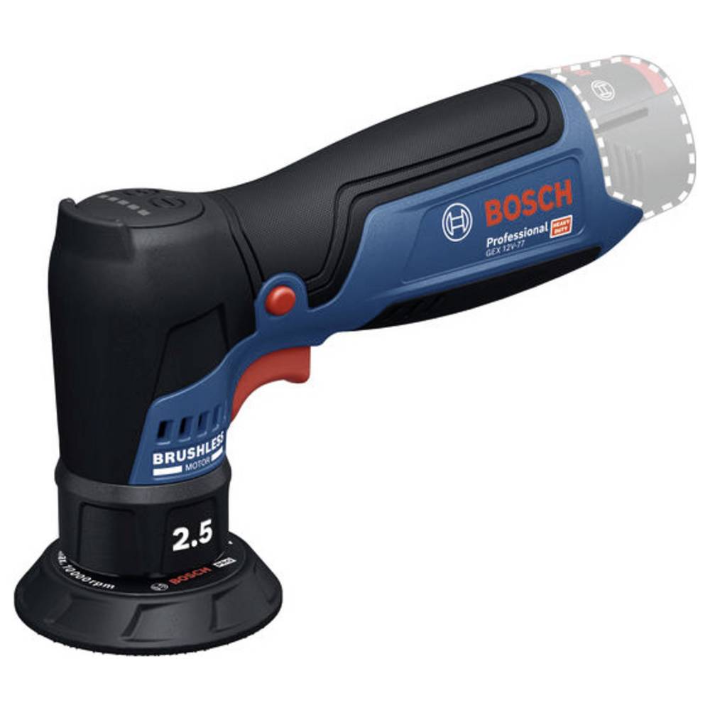 Bosch Professional GEX 12V-77 06019L2100 Excentrische accuschuurmachine 12 V