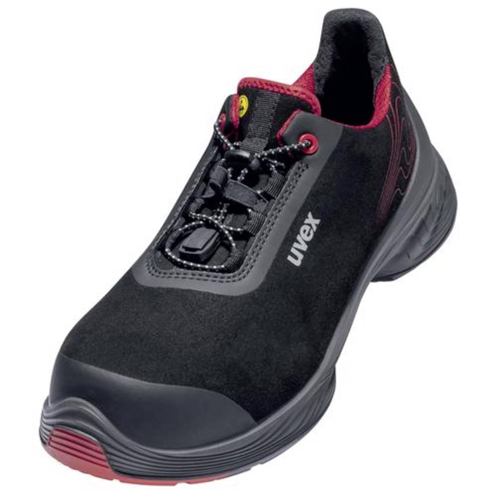 Uvex 1 G2 6838249 Lage veiligheidsschoenen ESD S3 Schoenmaat (EU): 49 Rood/zwart 1 paar
