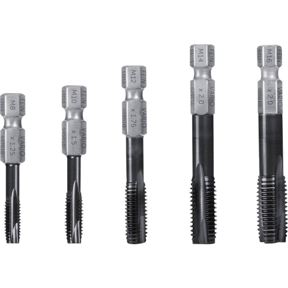 Fein 63110046010 Schroefdraadboor M8, M10, M12, M14, M16 HSS 5 stuk(s)