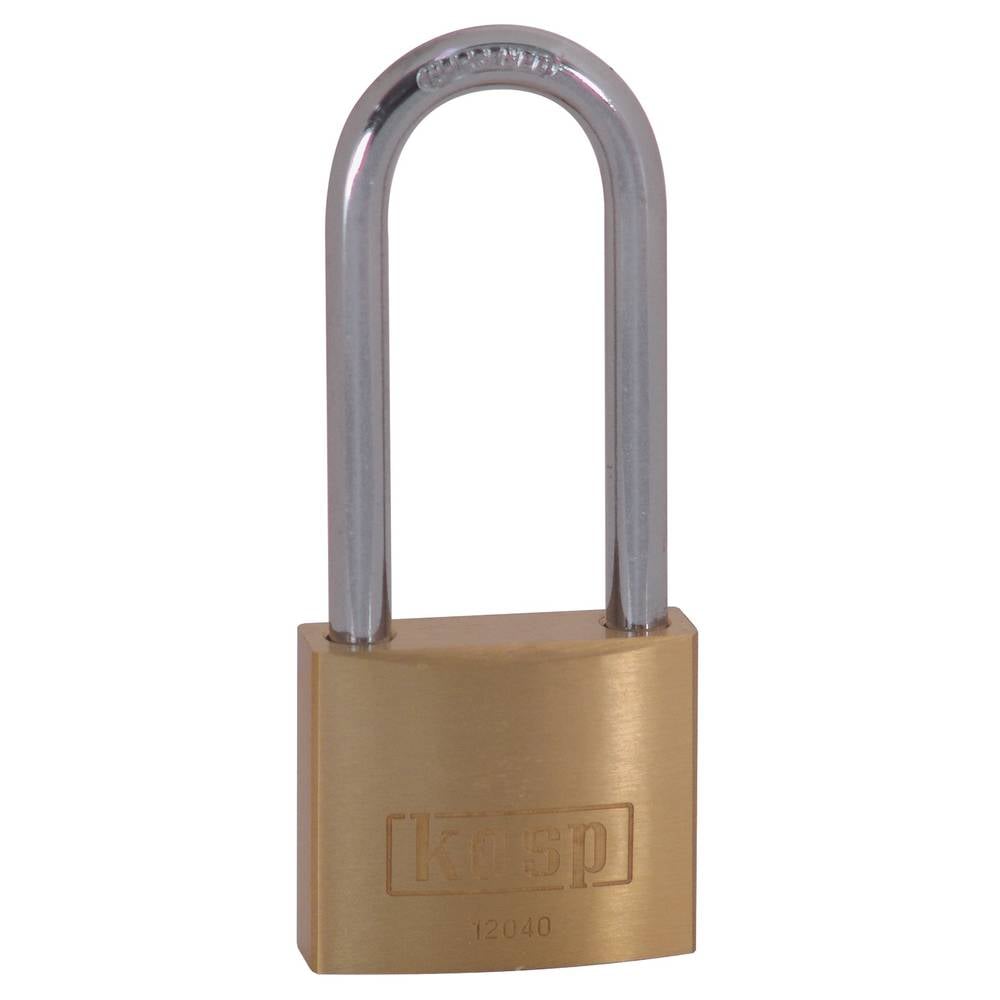 Kasp K12040L55A1 Hangslot 40 mm Gelijksluitend Goud-geel Sleutelslot