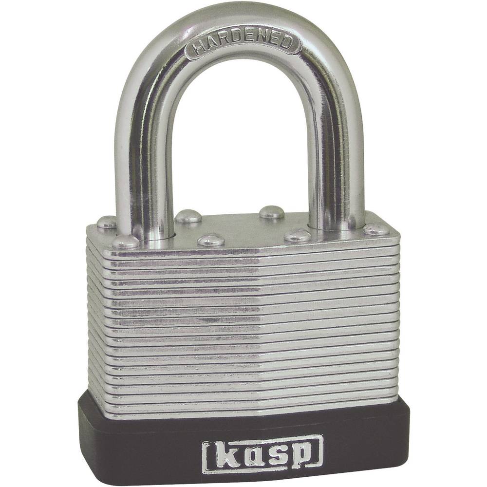 Kasp K13050D Hangslot 50 mm Verschillend sluitend Zilver Sleutelslot
