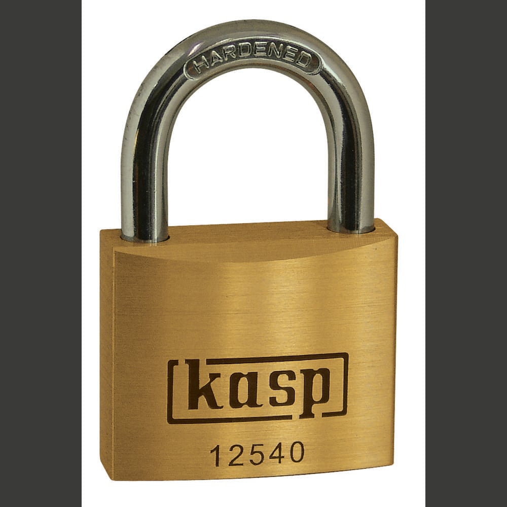 Kasp K12530A6 Hangslot 30 mm Gelijksluitend Goud-geel Sleutelslot