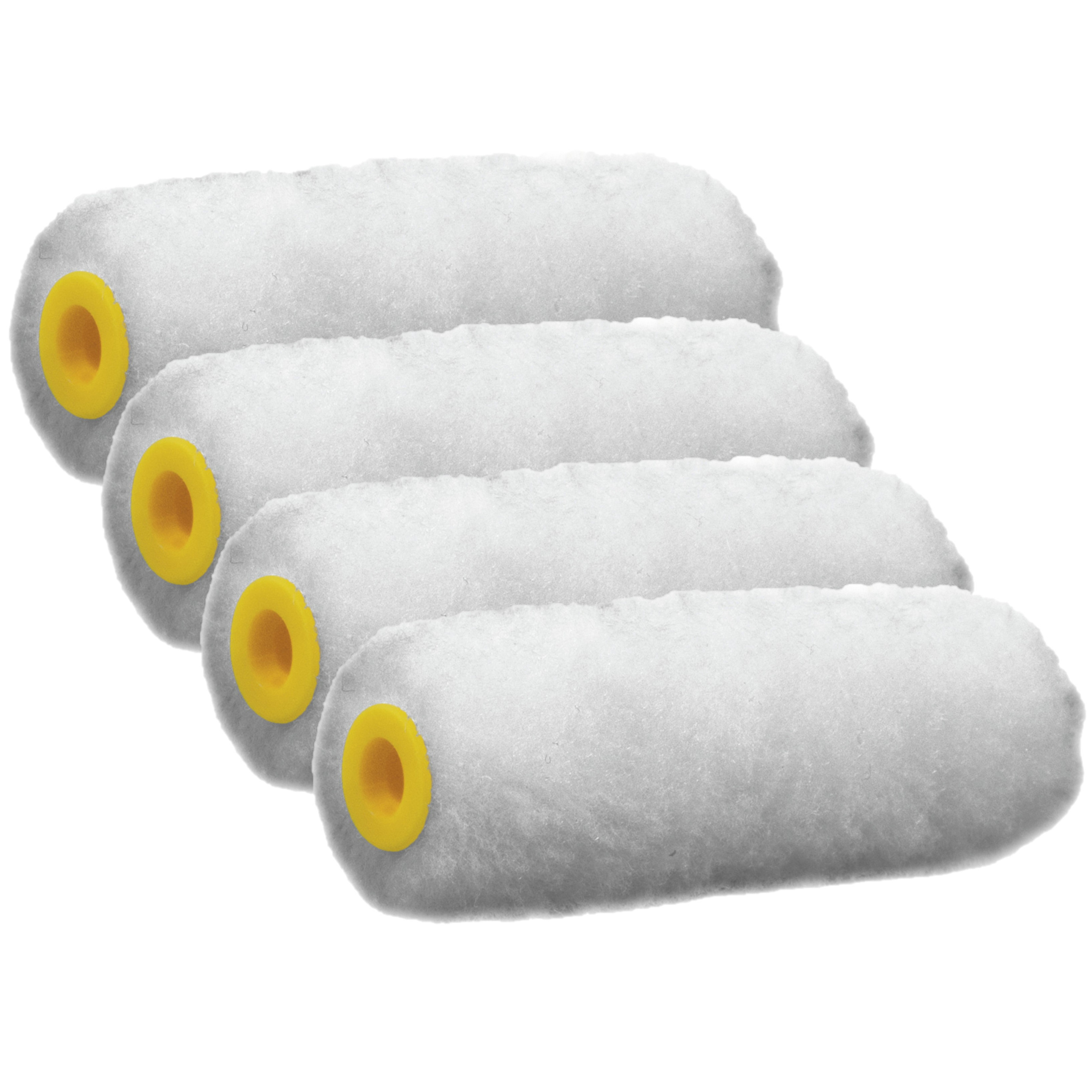 Sorex Vacht Muur verfrollers - 8x - polyester - eenmalig gebruik - 4 x 10 cm - Schilderen Plafonds -