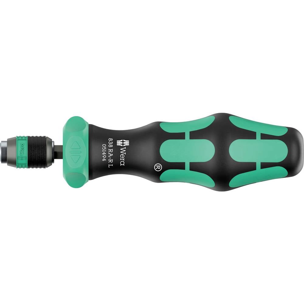 Wera 838 RA-R L Werkplaats Ratelschroevendraaier 1/4 (6.3 mm) DIN ISO 1173