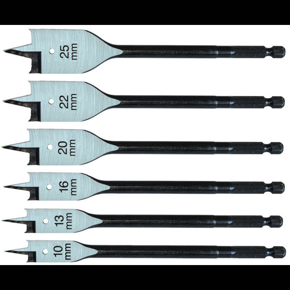 C.K T2942P Hout-freesboorset 10 mm, 13 mm, 16 mm, 20 mm, 22 mm, 25 mm 1/4 (6.3 mm) 1 set(s)