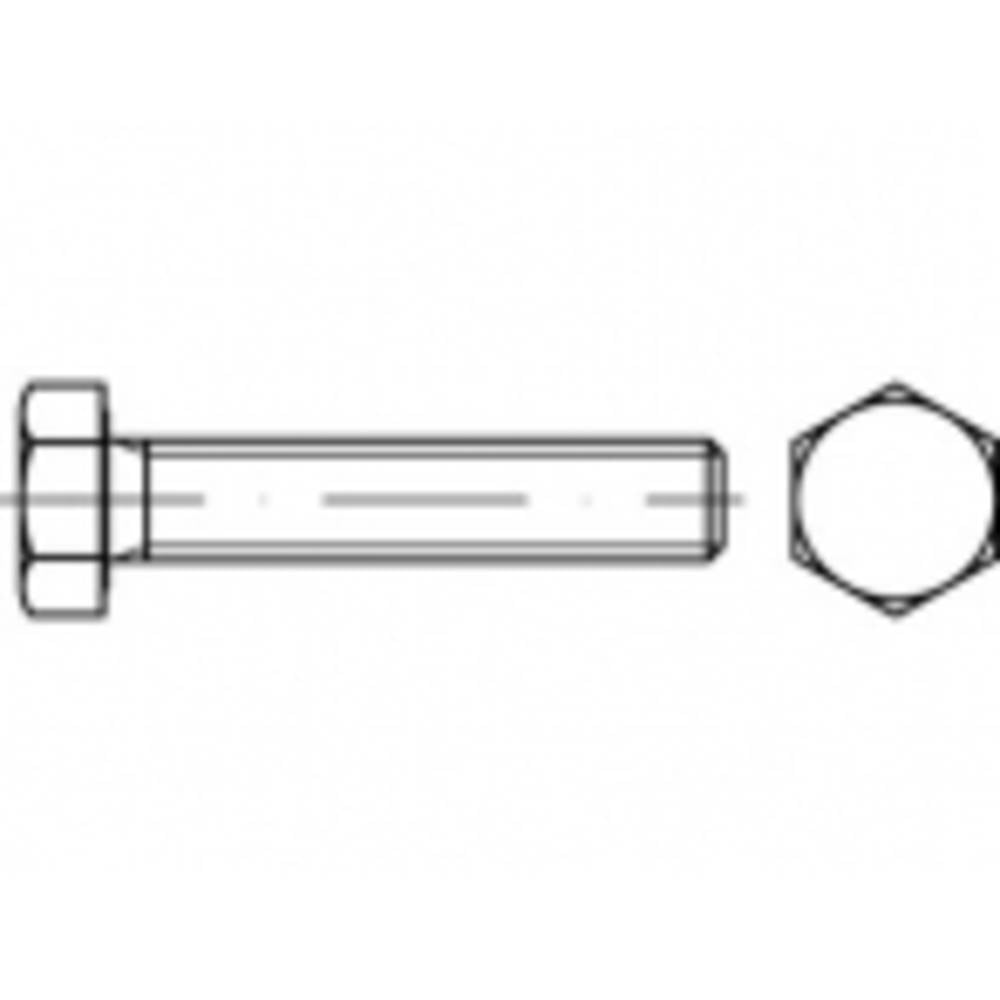 TOOLCRAFT TO-9983271 Zeskantbout M30 130 mm Buitenzeskant Staal Galvanisch verzinkt 5 stuk(s)