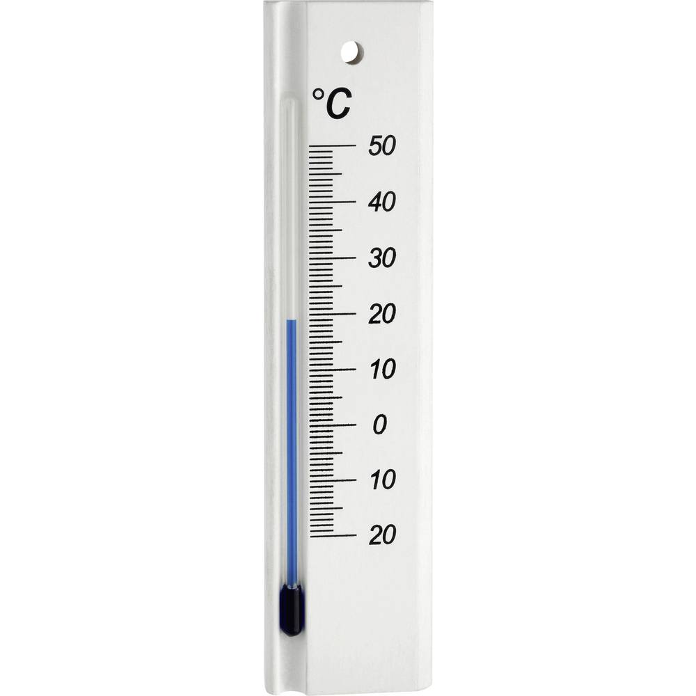 TFA Dostmann Analoges Innenthermometer aus Buche 12.1053.09 Thermometer Wit