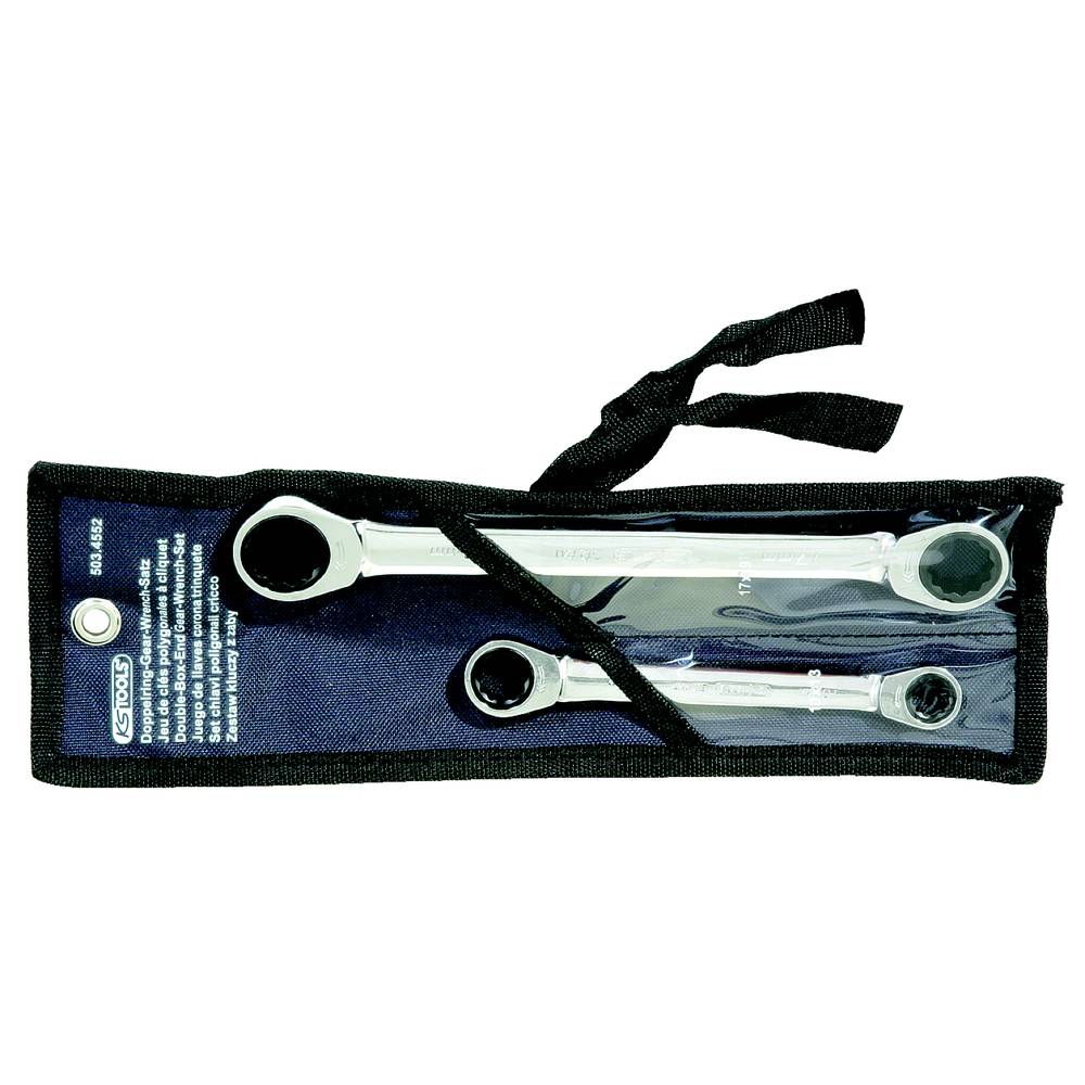 KS Tools 5034552 503.4552 Dubbele ringsleutelset Sleutelbreedte (metrisch) 10 - 19 mm