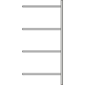 SSI Schäfer Legbord aanbouw, 4 legborden, H 2278 x B 1055 x D 300 mm, gelakt