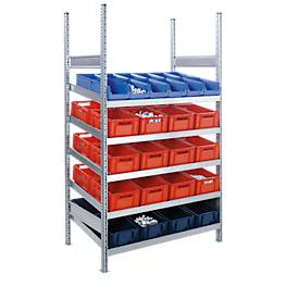 SSI Schäfer Complete stelling MBR 3000, basissectie, 5 schuine vakniveaus, 2278 x 800 x 1292 mm
