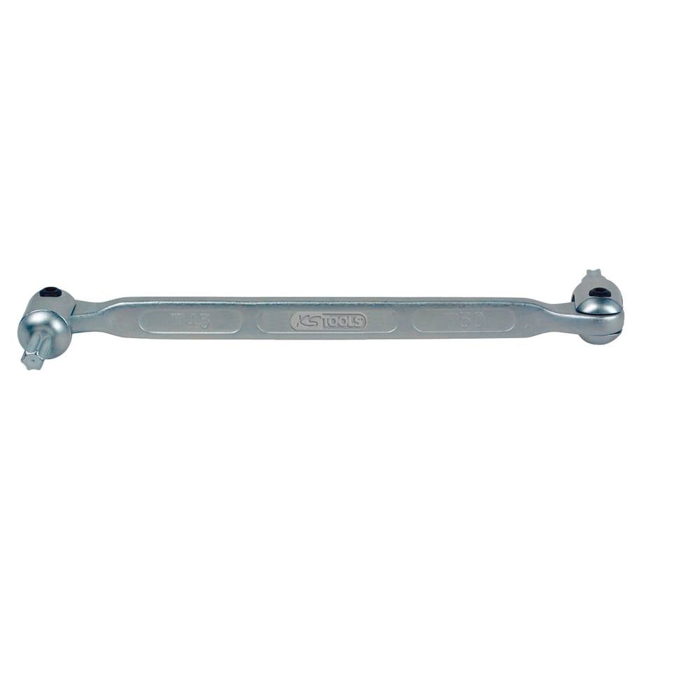 KS Tools 517.0318 5170318 Dubbele scharniersleutel Uitvoering Buiten-T-profiel 245 mm 1 stuk(s)
