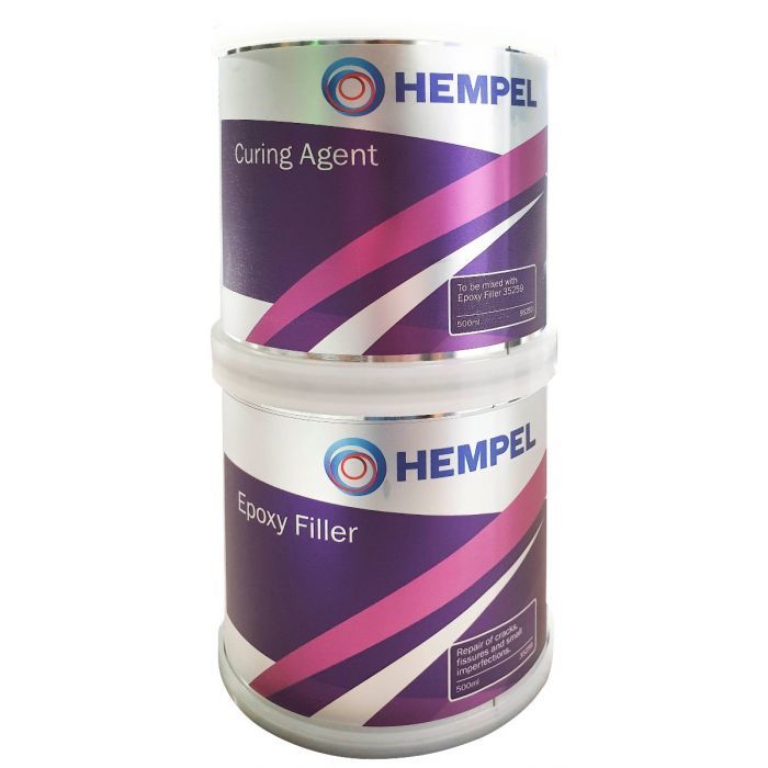 Hempel Epoxy Filler 130 ml 2 componenten epoxy plamuur grijs