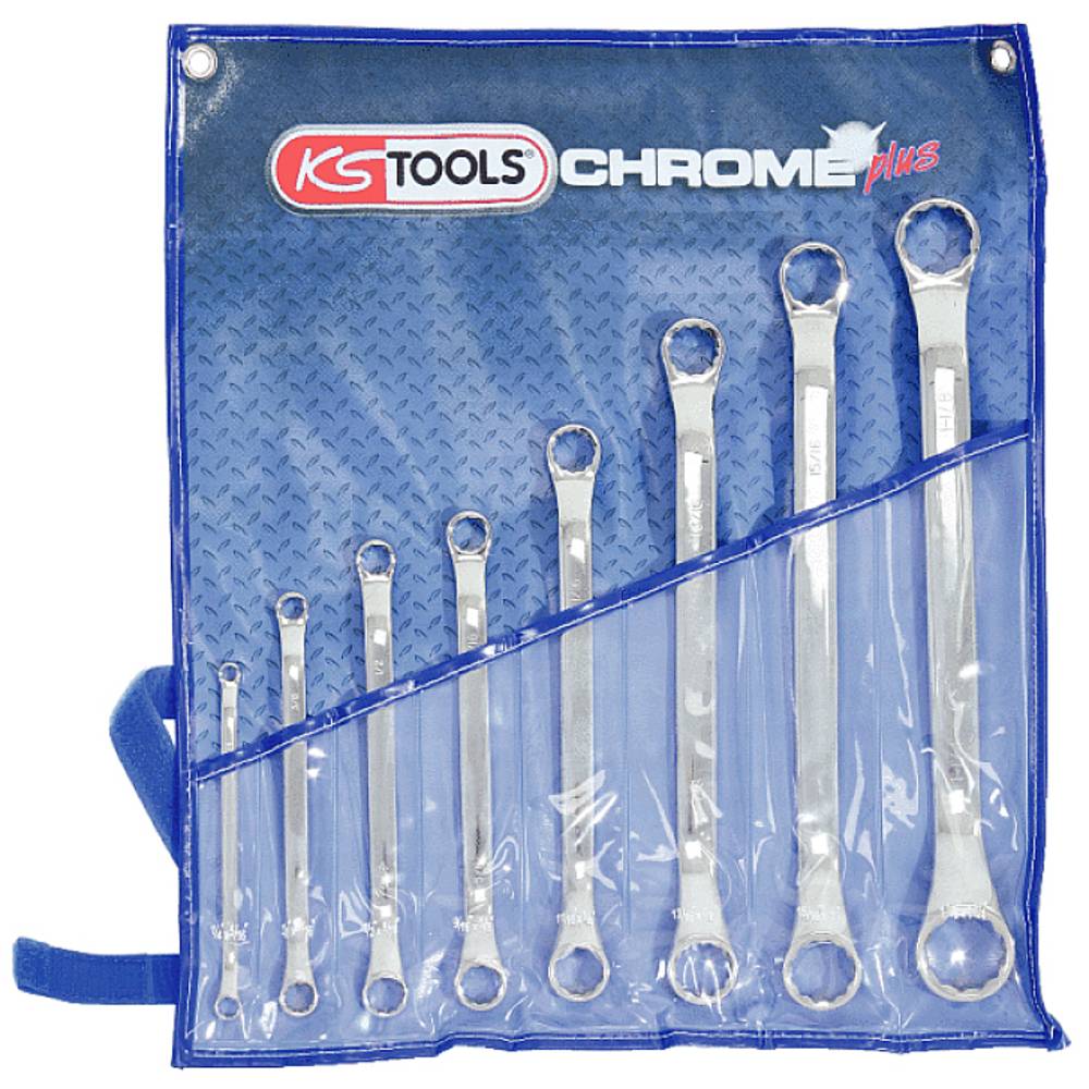 KS Tools 5183120 518.3120 Dubbele ringsleutelset Sleutelbreedte (inch) 1/2 - 13/16