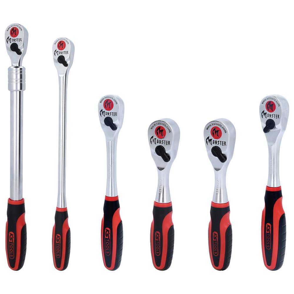 KS Tools 935.0006 935.0006 Omschakelratelset 1/4, 3/8, 1/2