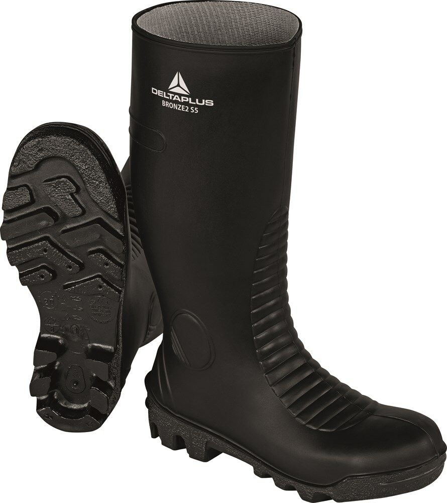 DELTAPLUS VH-laars pvc zwart S5 mt 39