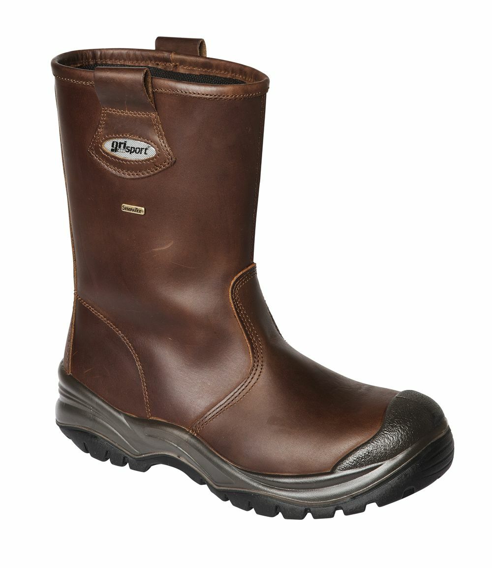 Grisport Laars  s3 bruin met neus 46
