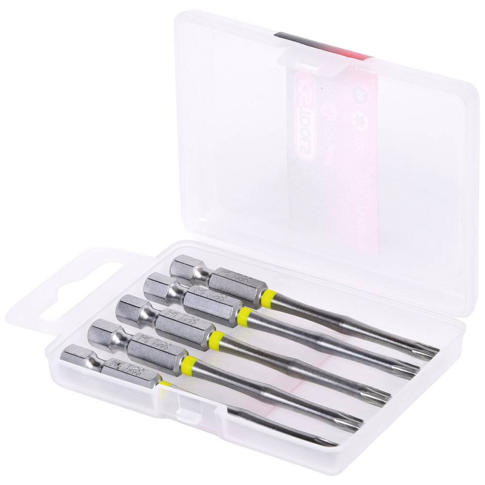 KS Tools 918.3561 9183561 Torx-bit T 20 Speciaal staal Vernikkeld E 6.3 5 stuk(s)