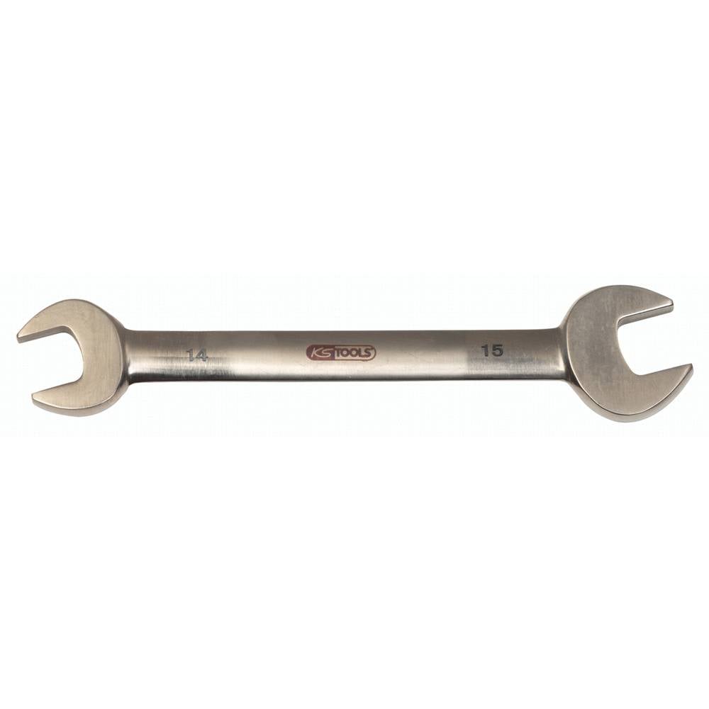 KS Tools 965.0114 965.0114 Dubbele steeksleutel Sleutelbreedte (metrisch) 14 - 15 mm