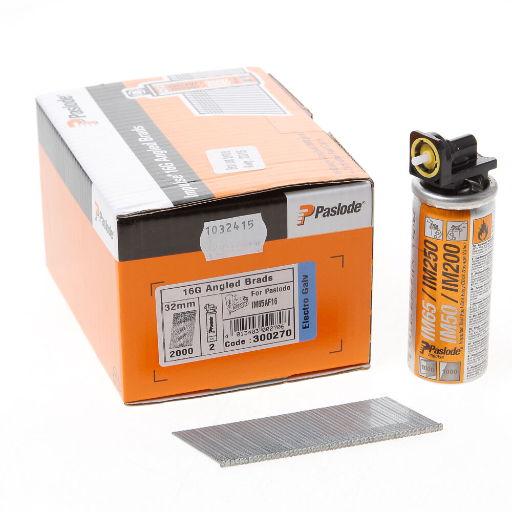 Paslode Nagels+gas im65af16 32mm vz.2000st