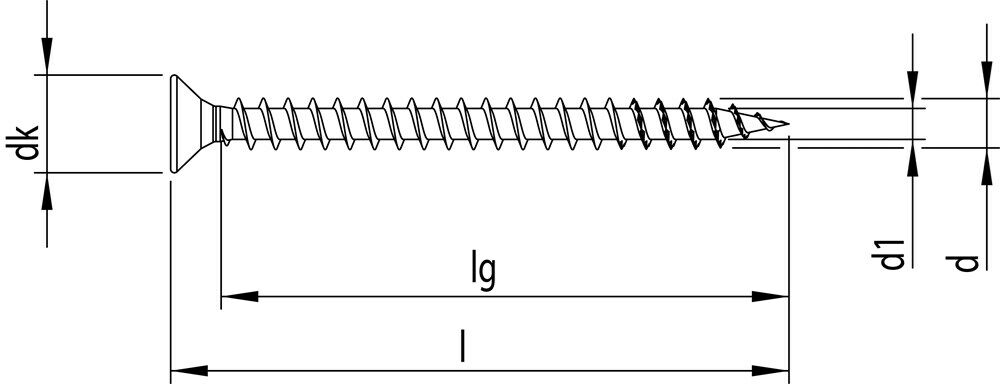 Heco SPNPL.SCHROEF 5X20MM 500ST