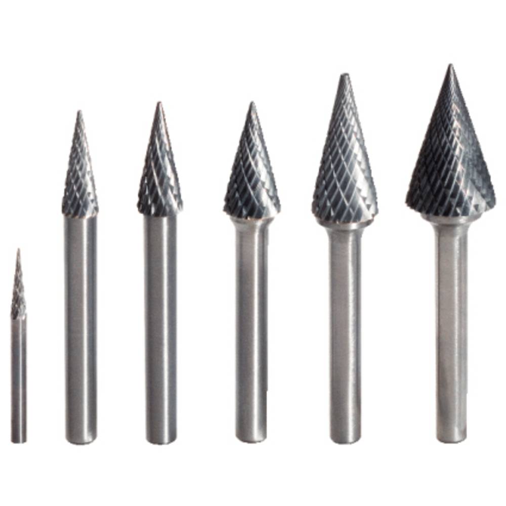 KS Tools 5153275 Freesstift Hardmetaal Lengte 70 mm Afmeting, Ø 6 mm