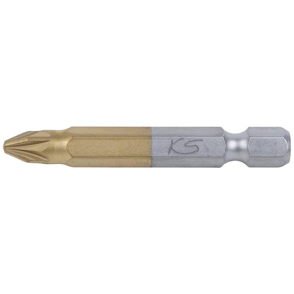 KS Tools 911.3642 9113642 Kruis-bit PZ 1 Speciaal staal Titanium gecoat C 6.3 5 stuk(s)